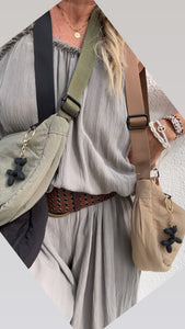 Bauchtasche Crossbody mit Anhänger