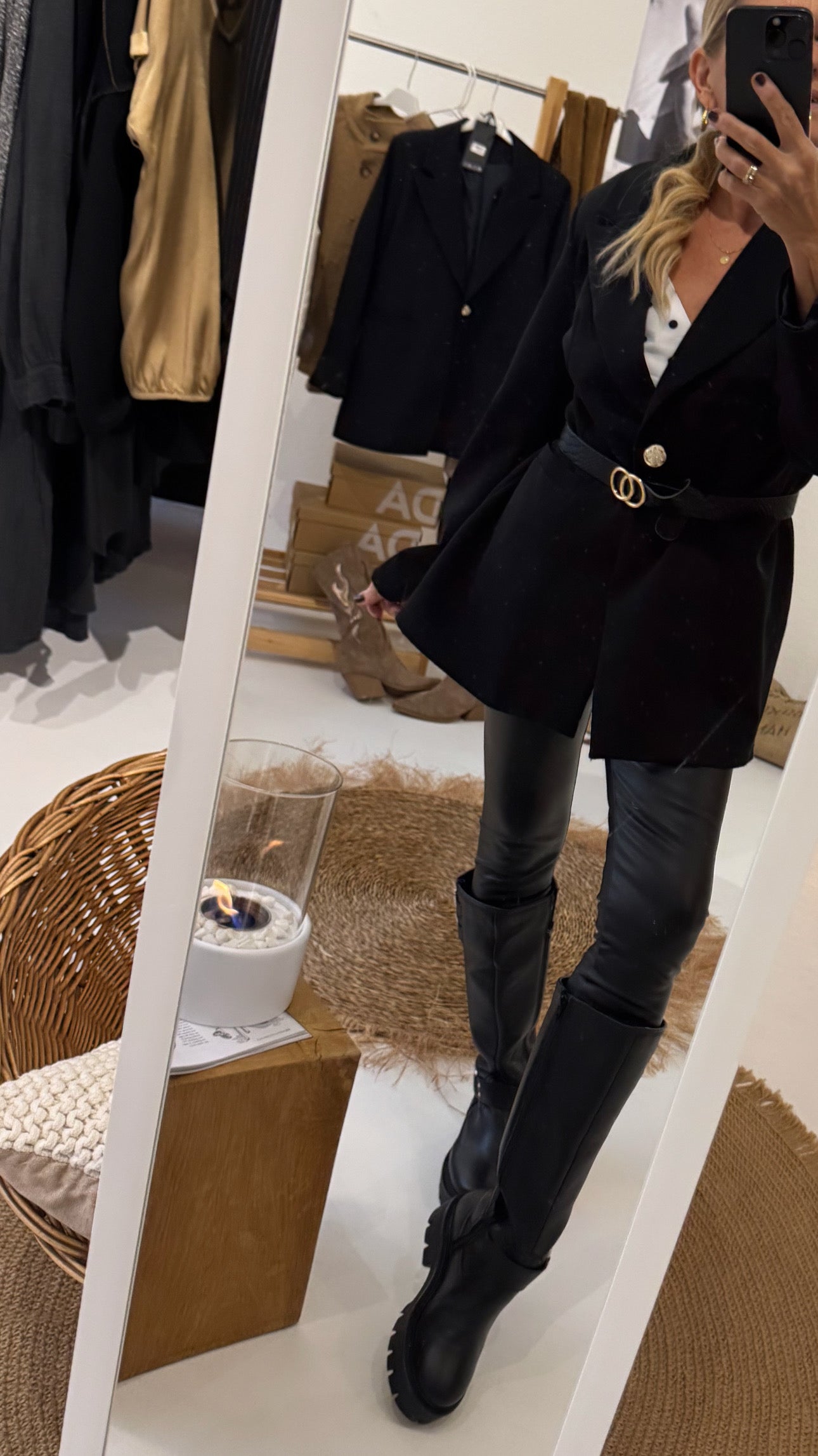 Blazer mit Taschen “ schwarz“