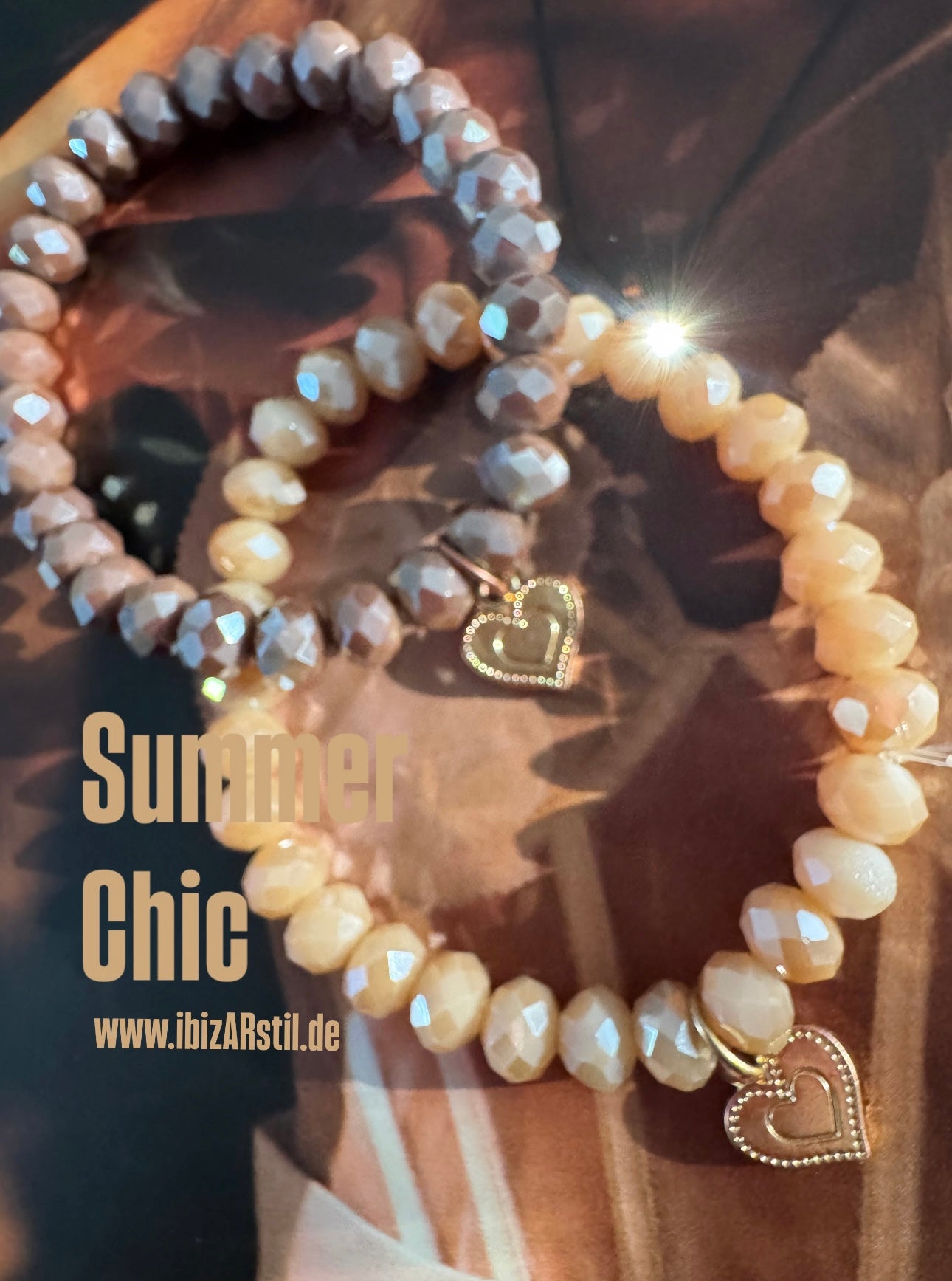 Armband “Sunshine“ golden taupe