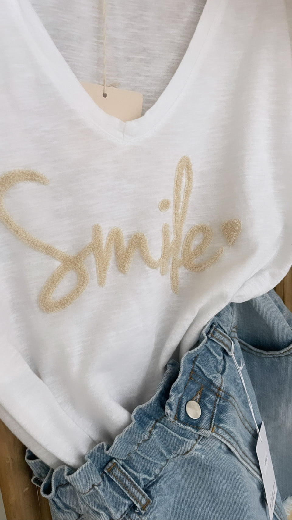 Kurzarm Shirt "Smile"