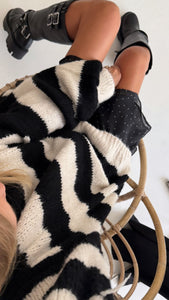 Kuschel Pullover Oversize STRIPE