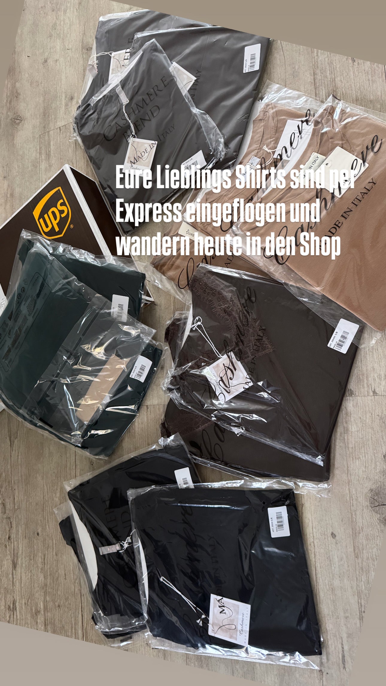 Shirt Cashmere - Langarm cozy