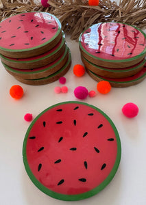 Untersetzer “Melone“ 4 Stk