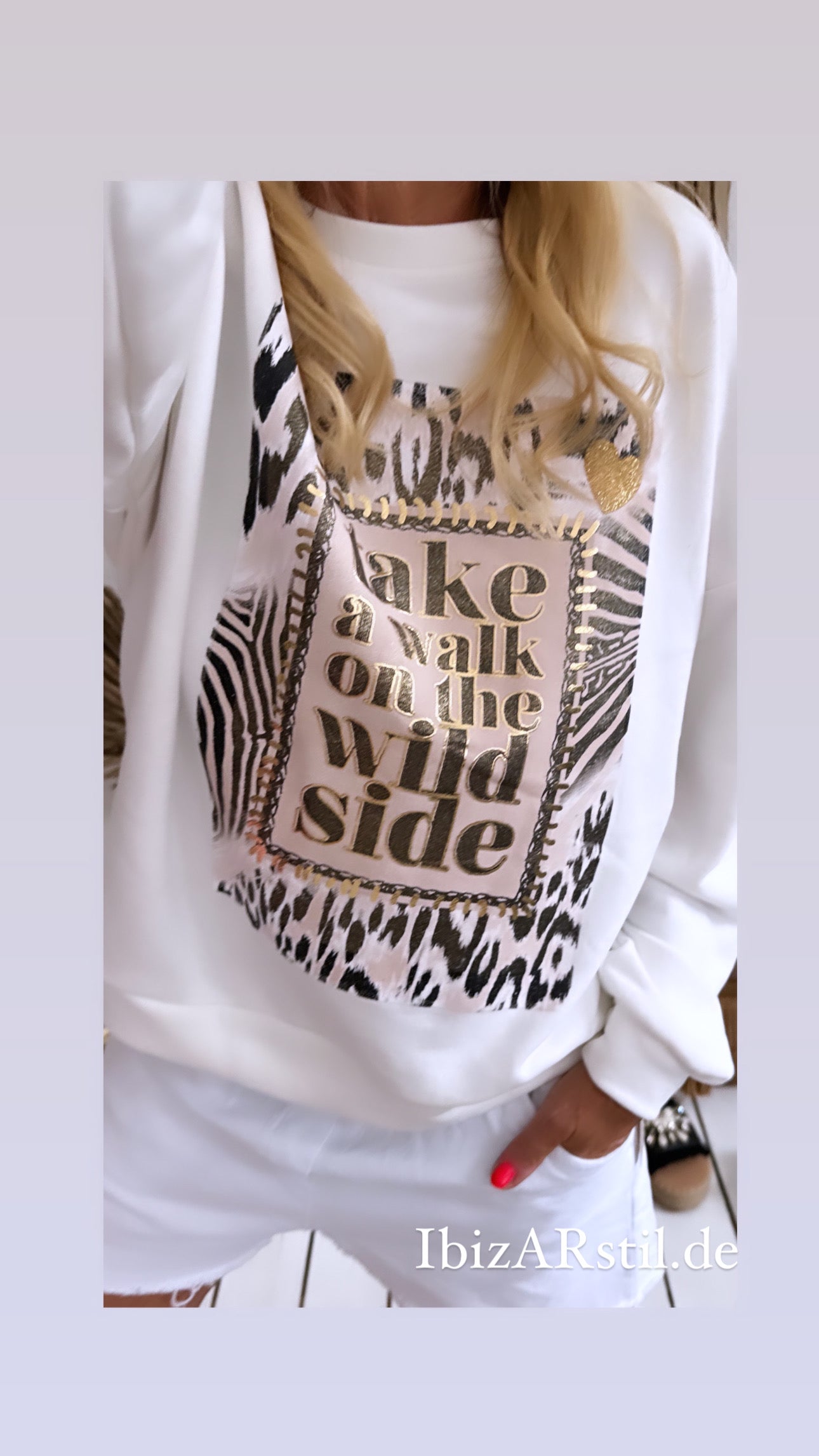 Sweatshirt  “wild side“