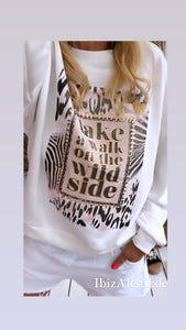 Sweatshirt  “wild side“