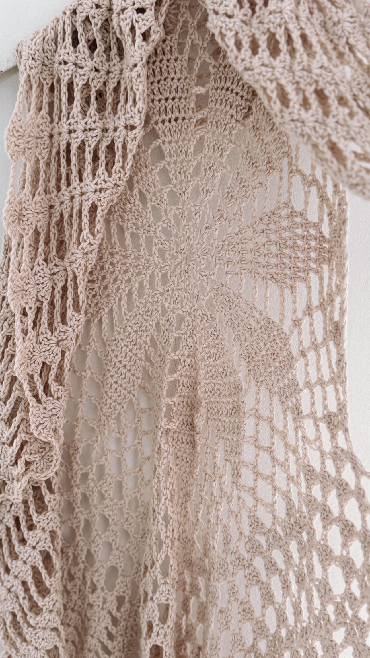 BOHO Häkelweste Poncho Bolero Top