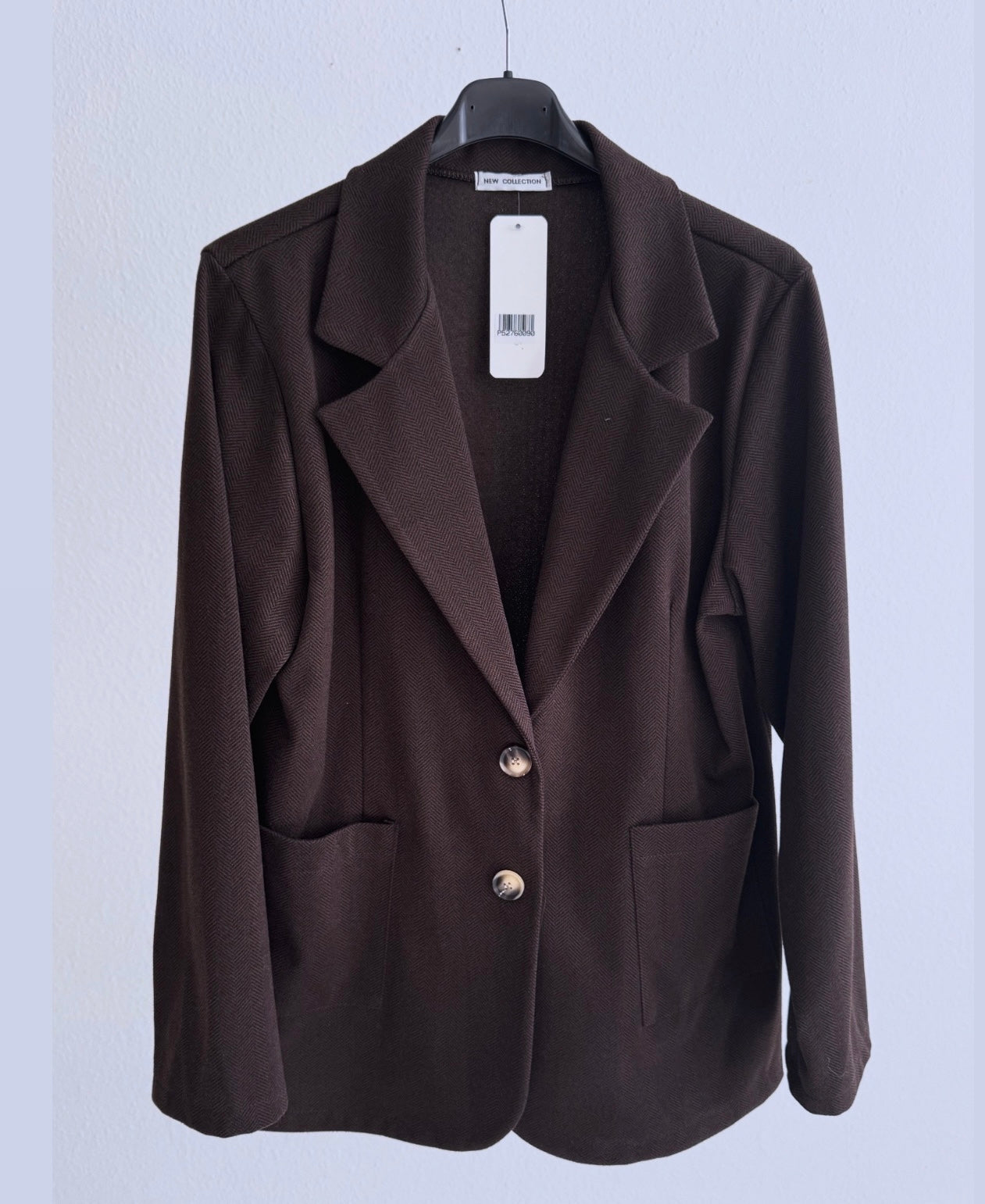 OVERSIZE Blazer Schoko