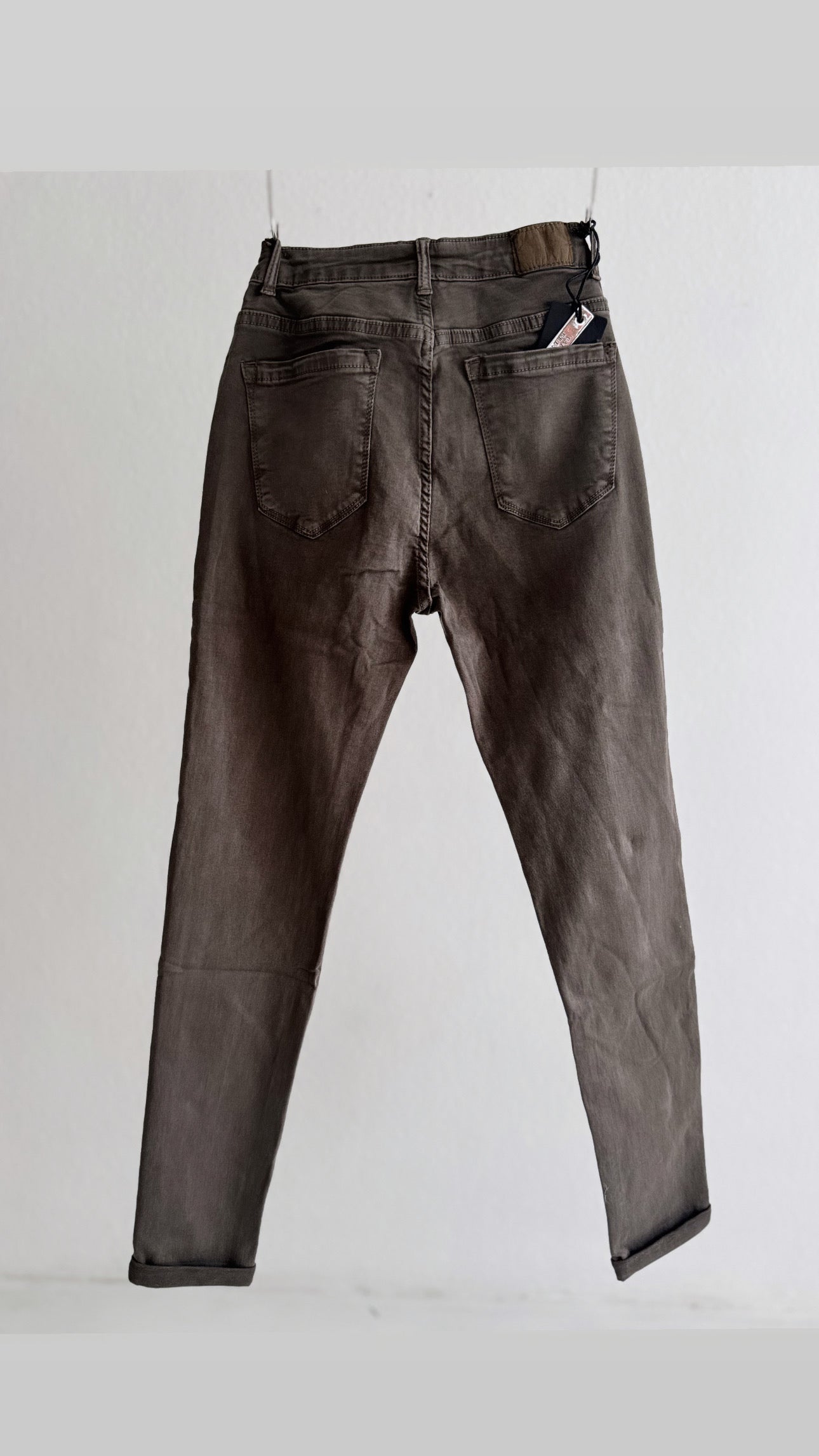 Skinny Jeans braun