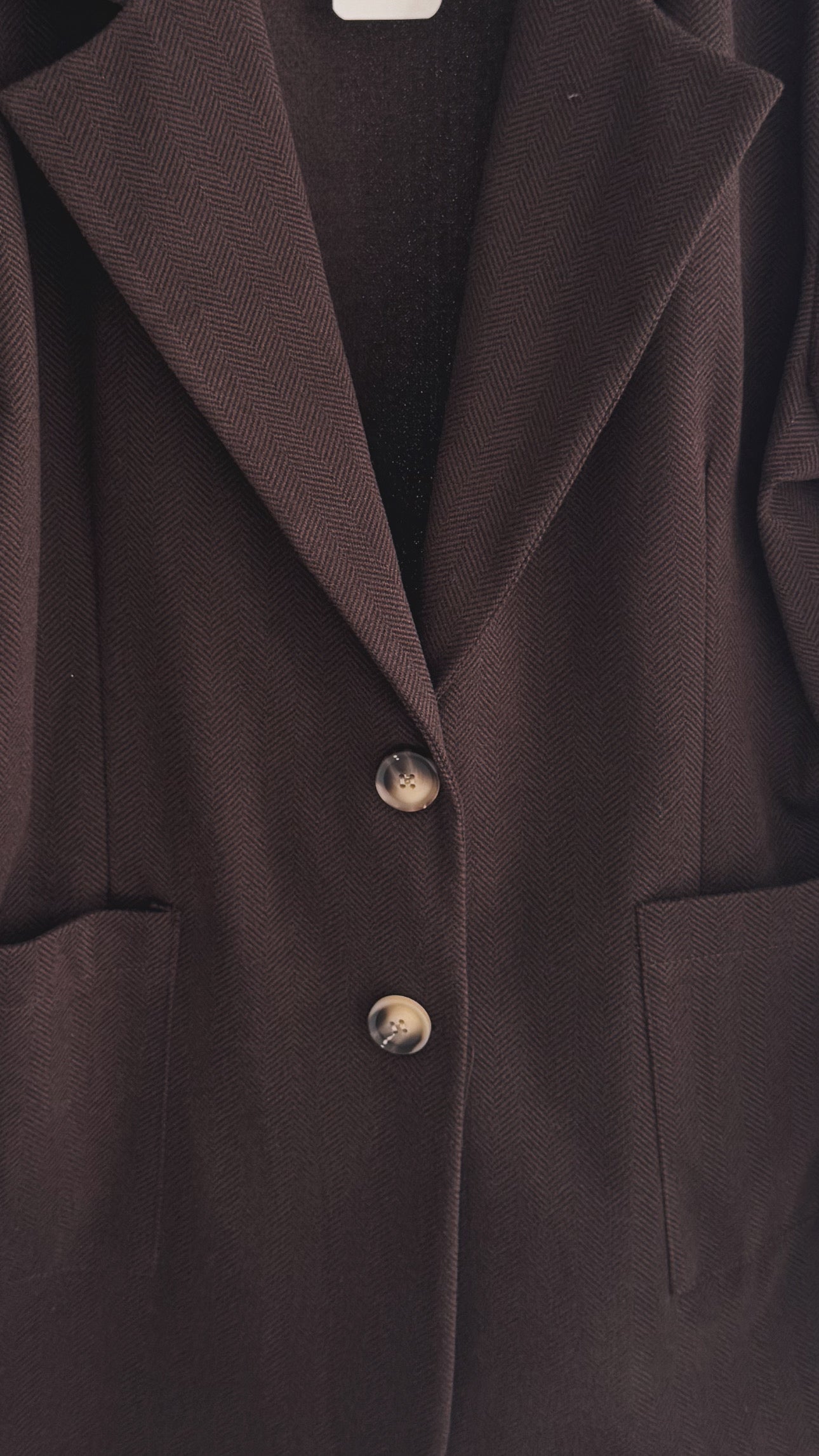 OVERSIZE Blazer Schoko