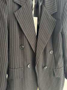 Blazer schwarz Nadelstreifen