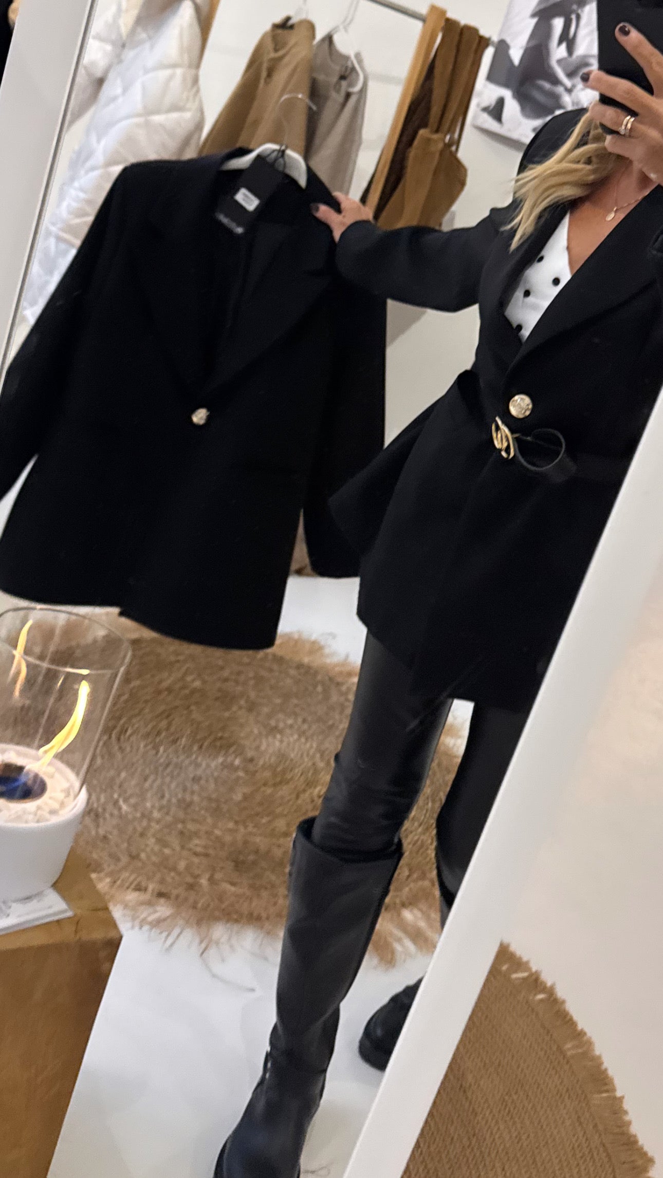 Blazer mit Taschen “ schwarz“