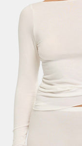Cozy LangarmShirt Cashmere