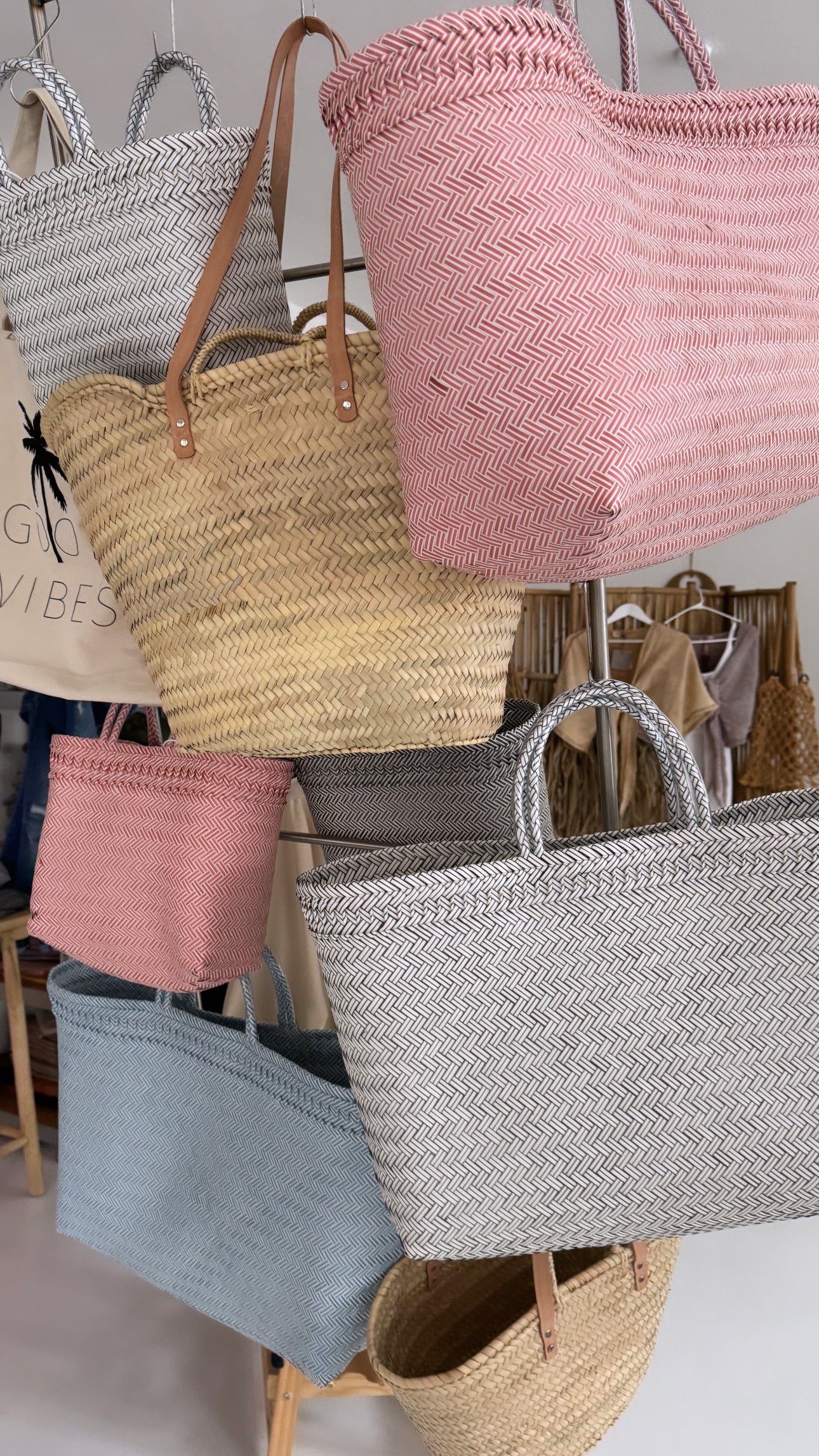 Shopper Korb Markttasche XXL – ibizarstil
