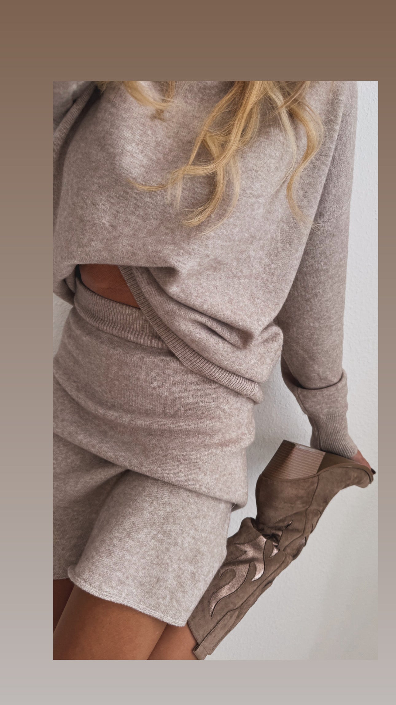 Cozy Chic Knit Set – 2-teilig Pullover & Rock