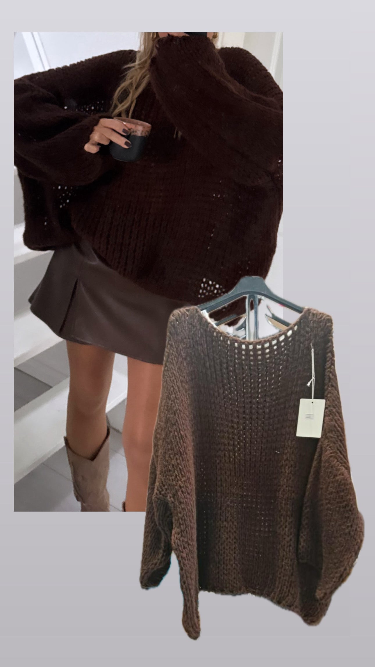 Pullover OVERSIZE “ChocolateDream“