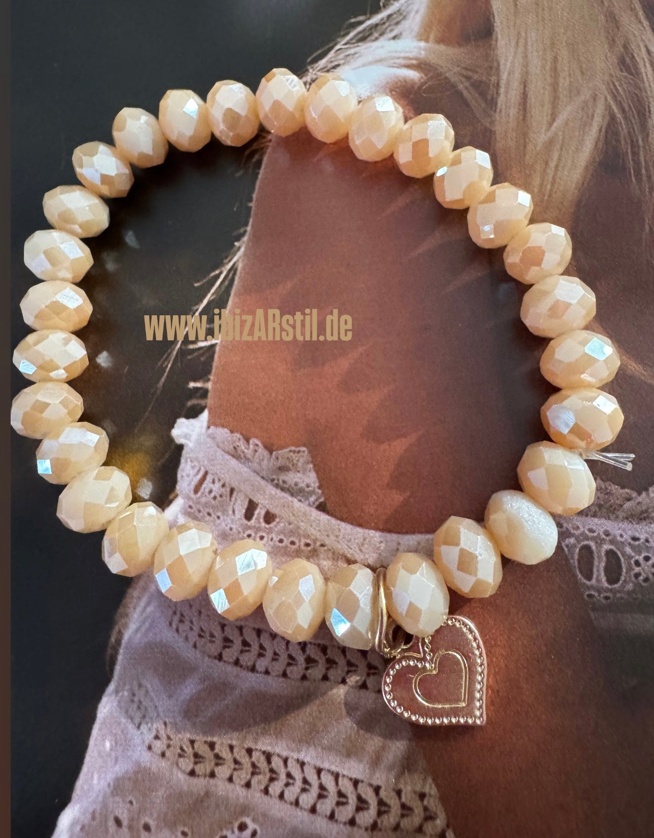 Armband ”Sunshine“ golden beige
