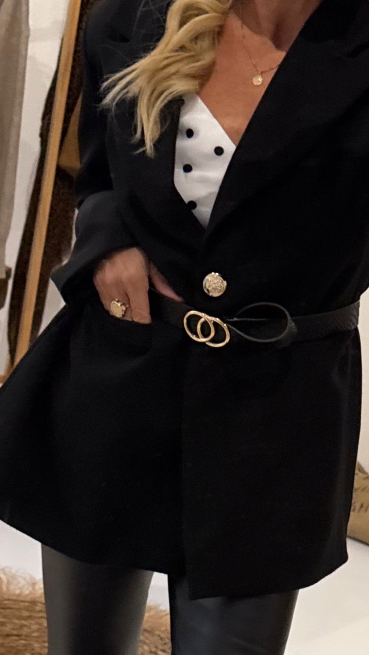 Blazer mit Taschen “ schwarz“