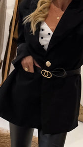 Blazer mit Taschen “ schwarz“