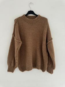 Flauschi Pullover Camel