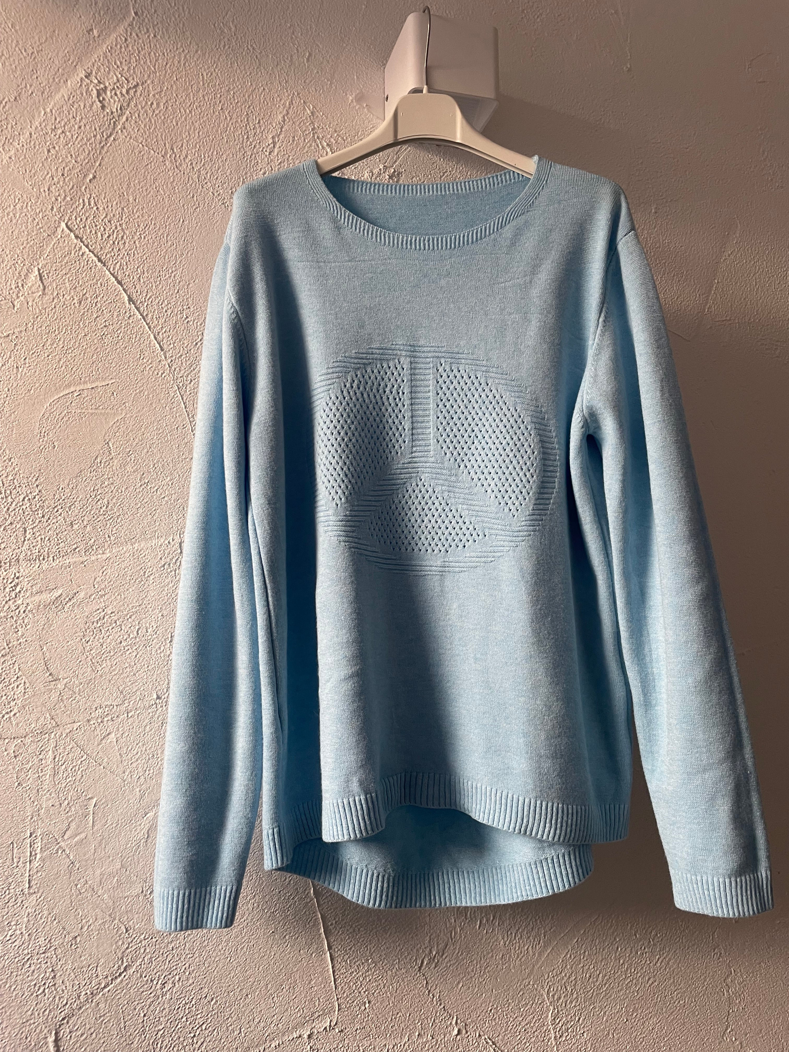 Pullover Peace “Hellblau“