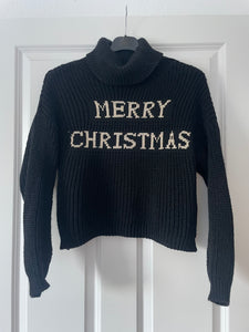 Strickpullover MERRY CHRISTMAS kurz