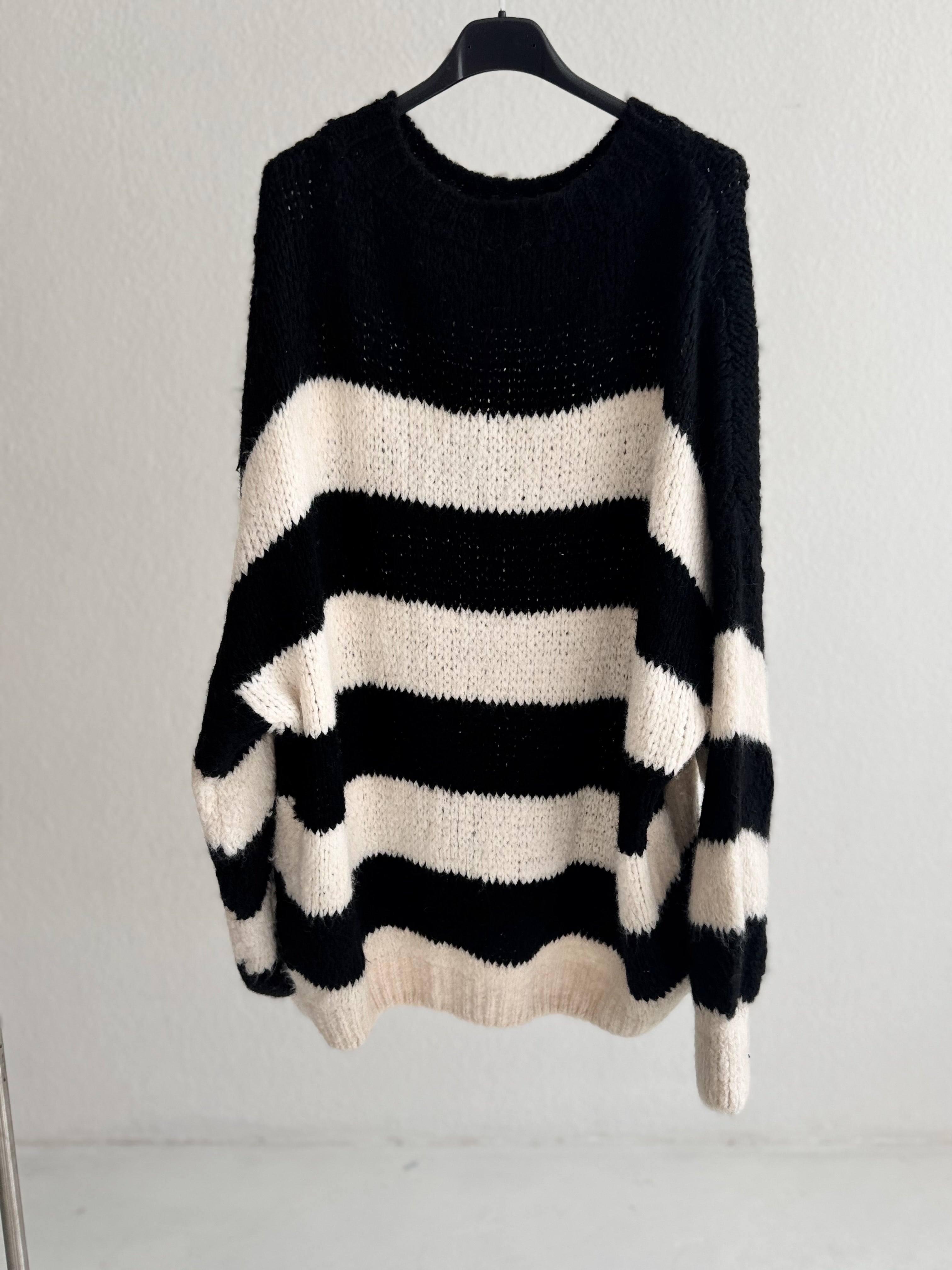 Kuschel Pullover Oversize STRIPE