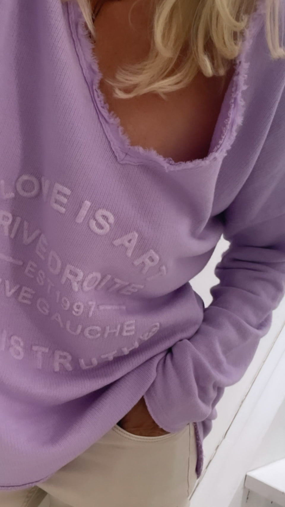 Sommer Sweater "Love&Air"