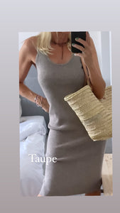 Strickkleid "Ava" TAUPE