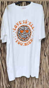 Long Shirt "love is all"