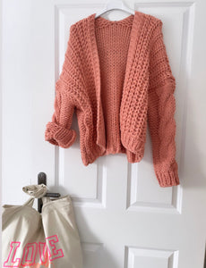 Strickjacke Cardigan  "HAPPY"