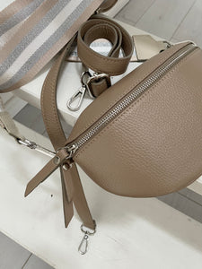 Umhängetasche / Bauchtasche "Taupe"