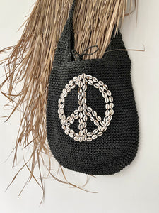 Shopper "Shell-Peace-black"