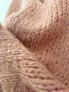 Pullover "Dreamy" rosa & beige