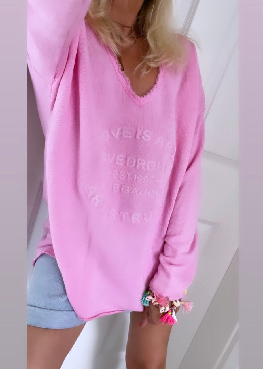 Sommer Sweater "Love&Air"