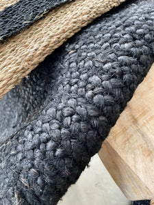 Teppich Jute "BLACK"