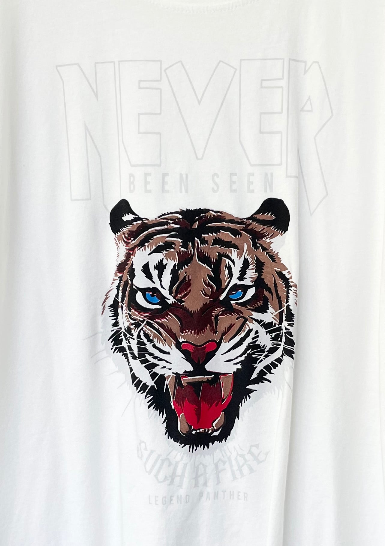 T-Shirt "Tiger" white