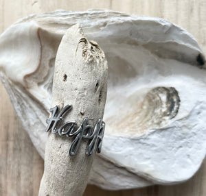 Finger / Daumen Ring "Happy"