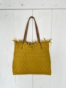 Shopper "BOHO" yellow