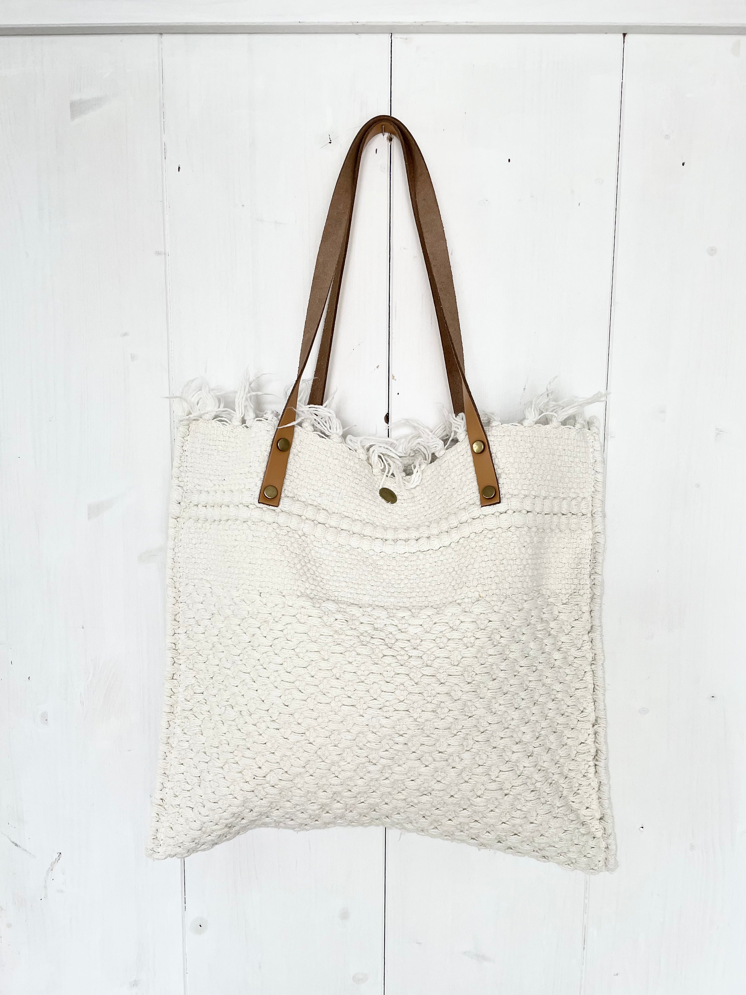 Shopper "BOHO" white