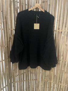 Flauschi Pullover "black"